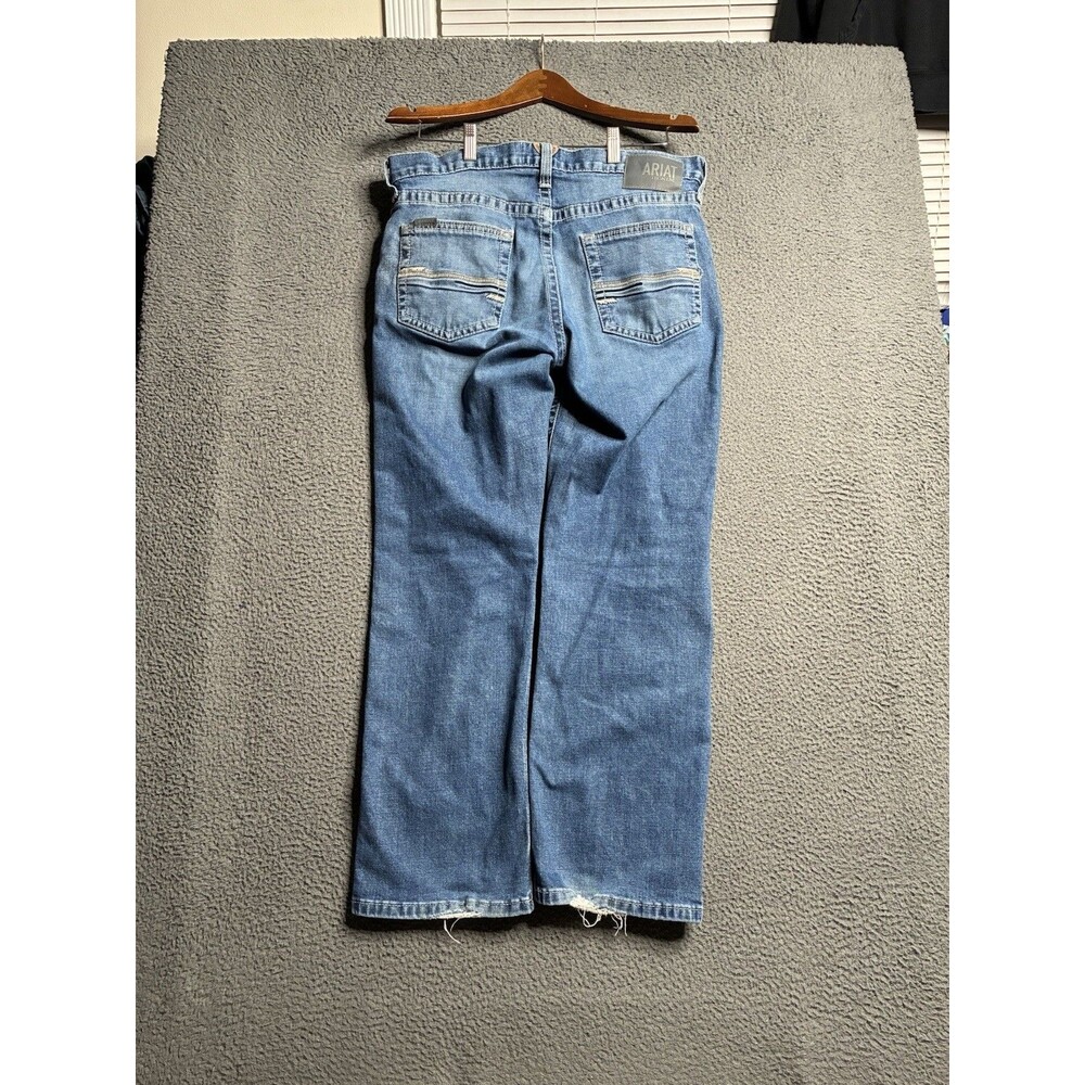 Ariat M5 Denim Jeans Men's Size 34x30 Blue Straight Fit Straight Leg Western